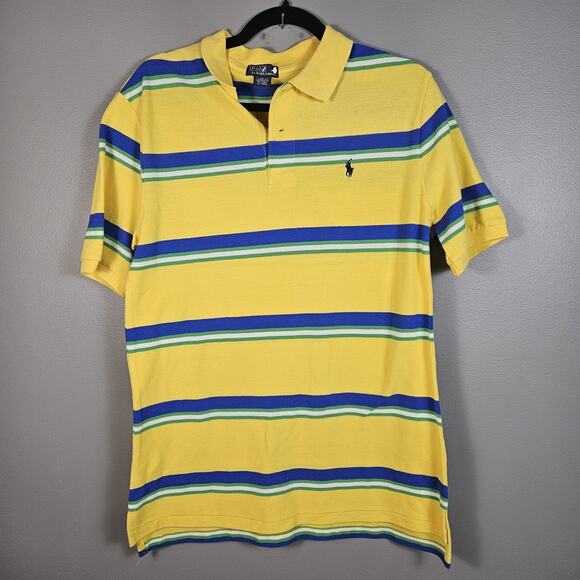 Polo by Ralph Lauren Other - Polo Ralph Lauren Shirt Boys XL 18-20 Yellow Blue Green Short Sleeve